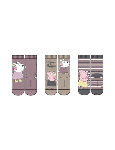 Name it mini Mädchen Nmfdassa Peppapig 3P Sock Cplg, Elderberry, 28-30 EU von Name it mini