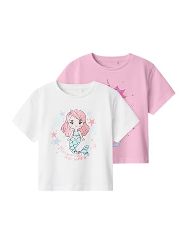 Name it mini Mädchen Nmffrejane 2P Ss Nreg Top, Lucent White, 110 EU Name it mini Mädchen Nmffrejane 2P Ss Nreg Top, Lucent White, 110 EU von Name it mini
