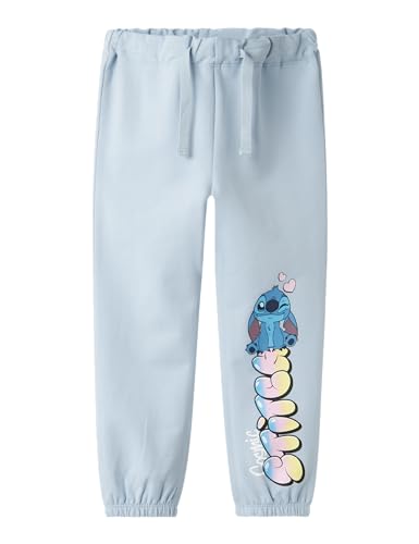 Name it mini Mädchen Nmfjessi Stitch SWE Pant Unb Wdi, Subdued Blue, 104 EU von Name it mini
