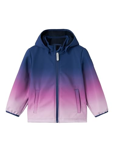 Name it mini Mädchen Nmfmalta05 Softshell Jacket Dipdye Fo, Deep Blue, numeric_110 von Name it mini