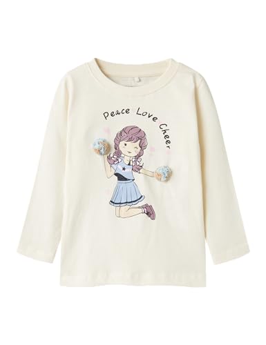 Name it mini Mädchen Nmftillie Nreg Ls Top Box, Cloud Dancer, 80 EU von Name it mini