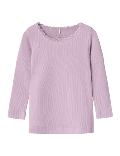 Name IT Mädchen Nmfkab Ls Top Noos, Winsome Orchid, 98 EU von NAME IT