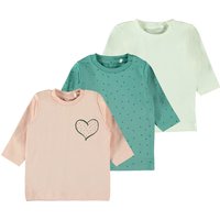 name it Langarmshirt 3er Pack NBFLOTUS Peachskin von name it