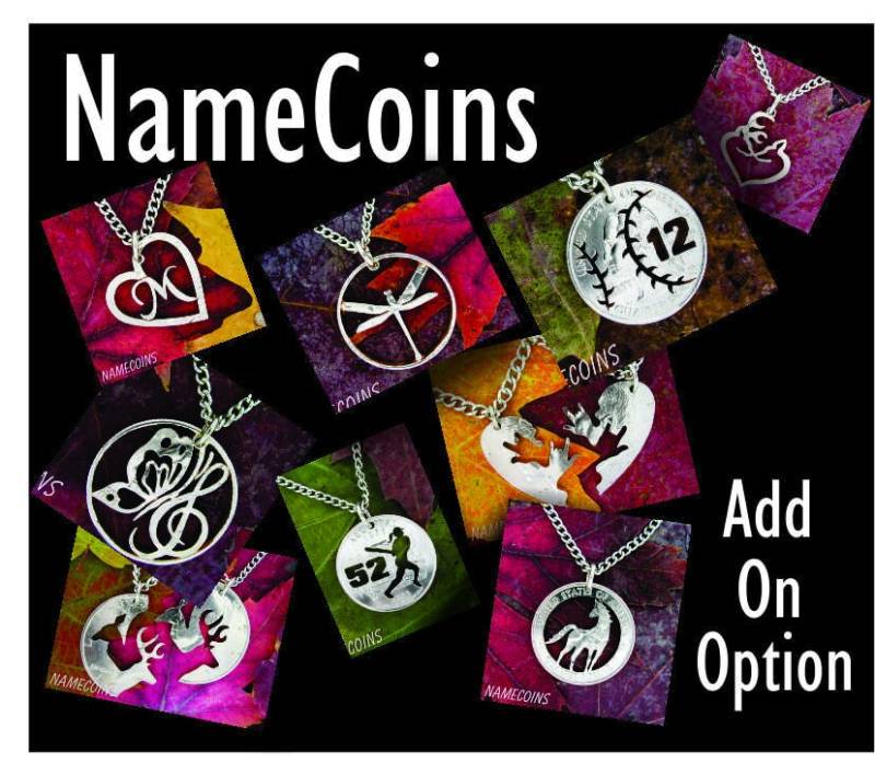 Benutzerdefinierte Gravur Oder Münz-Upgrade Zusatzoption von NameCoins