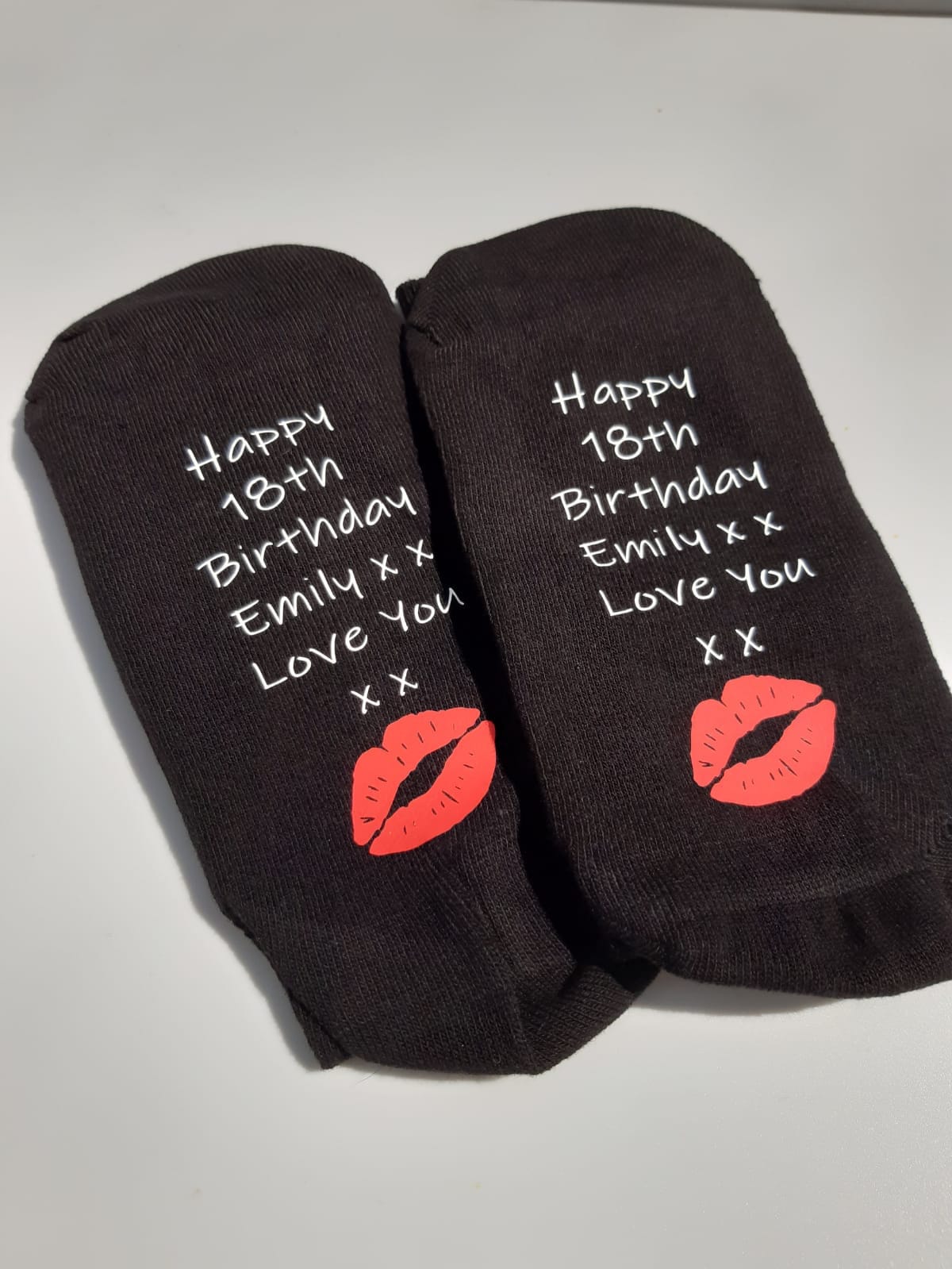 Personalisierte Socken | Darunter - Nachricht Geburtstag Jubiläum 21 18 30 40 50 60 Personalisierte Socken | Darunter - Nachricht Geburtstag Jubiläum 21 18 30 40 50 60 von NameitStudio