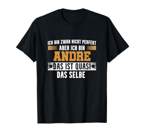 Namen Geschenk Andre T-Shirt für Andre - Herren, Damen, Unisex Kinder - Schwarz - Klein - EU - Kurzarm - Klassisch - Crew-Ausschnitt - Pull-On - 1 Count - Lustiges Namen Design Namen Geschenk Andre T-Shirt für Andre - Herren, Damen, Unisex Kinder - Schwarz - Klein - EU - Kurzarm - Klassisch - Crew-Ausschnitt - Pull-On - 1 Count - Lustiges Namen Design von Namen Geschenk Andre
