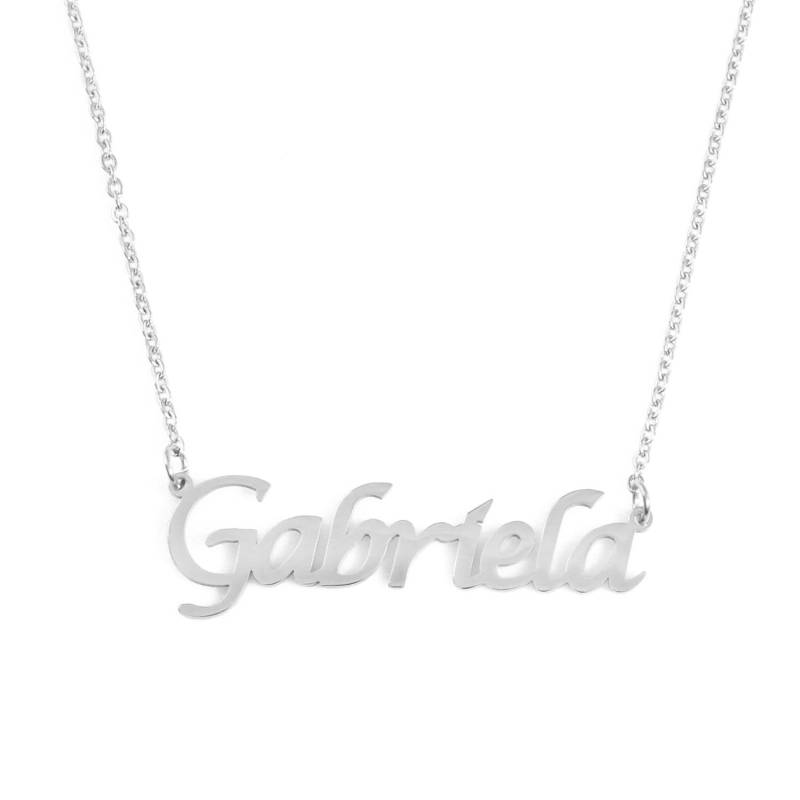 Gabriela - Personalisierte Name Halskette 18 Karat Rotgold/Gold/Silber Kostenlose Geschenk-Box & Tasche Benutzerdefinierten Namen-Weihnachtsgeschenke Gabriela - Personalisierte Name Halskette 18 Karat Rotgold/Gold/Silber Kostenlose Geschenk-Box & Tasche Benutzerdefinierten Namen-Weihnachtsgeschenke von Namenecklacedirect