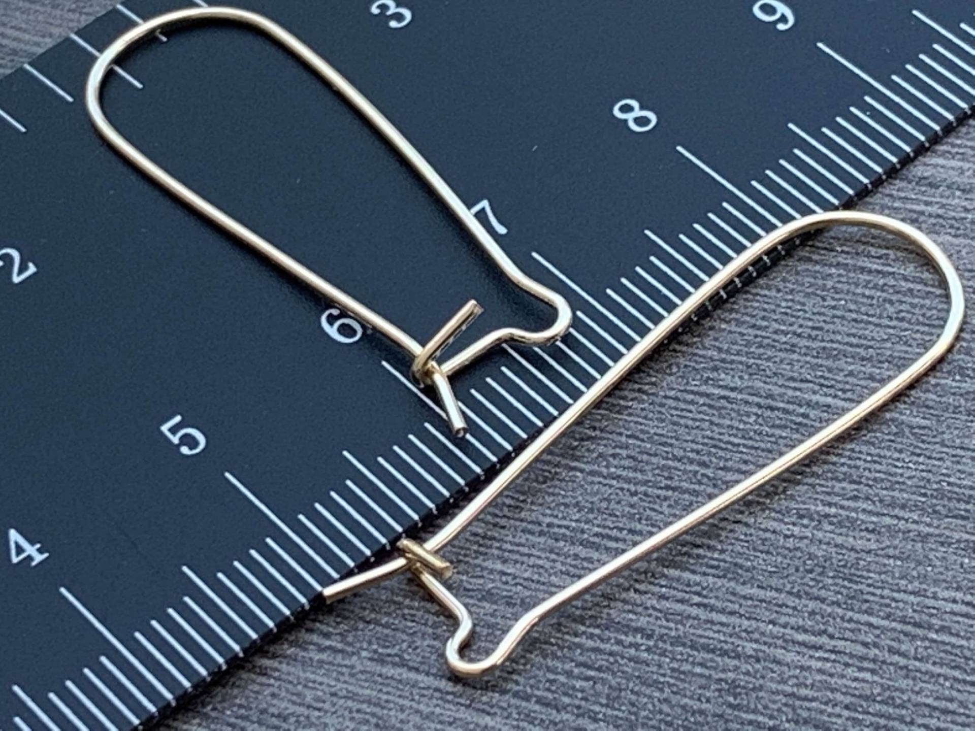 14Kt Gold Gefüllte Kidney Ohrhaken 35 Mm, 21 Gauge von NamiCharmsSupplies