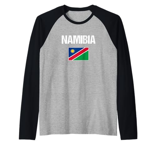 Herren Namibia Baseball T-shirt Geschenk Namibia Flagge Raglan Herren Namibia Baseball T-shirt Geschenk Namibia Flagge Raglan von Namibia Baseball Tshirt Namibian Flag Trikot