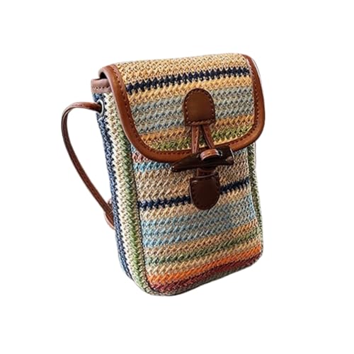 Namzi 1 x blaue Handytasche, super niedlicher Stroh-Stil. Ein Muss für den täglichen Gebrauch in Handtaschen, Geldbörsen von Namzi