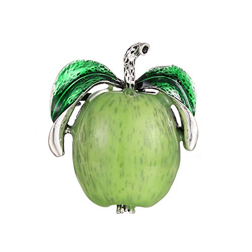 Namzi 2 Broschen für Frauen Obst und Blumen Emaille Ansteckbrosche Kirsche Heidelbeere Erdbeere Tropfen Öl Brosche C12 von Namzi