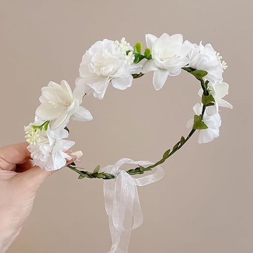 Namzi Blumenkronen für Damen, Blumenstirnbänder, Blumenkopfschmuck für Brautjungfer, Hochzeit, Festival, Zubehör, B10 Namzi Blumenkronen für Damen, Blumenstirnbänder, Blumenkopfschmuck für Brautjungfer, Hochzeit, Festival, Zubehör, B10 von Namzi