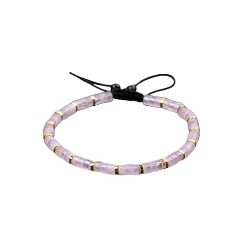 Namzi Charm-Armbänder für Damen und Herren, 4 mm, verstellbar, Rosa, 17,9 cm, kein Edelstein von Namzi