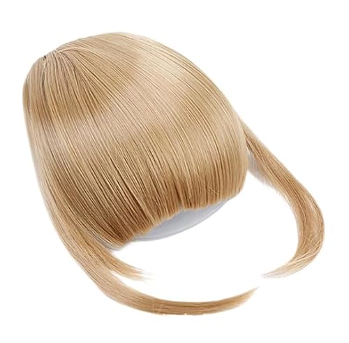 Namzi Clip-in-Pony, synthetische französische Pony-Haarspange, falscher Pony mit Bügel, Haarteile für Damen, natürlich gebogen, Clip-in-Haarverlängerung für den täglichen Gebrauch, H von Namzi