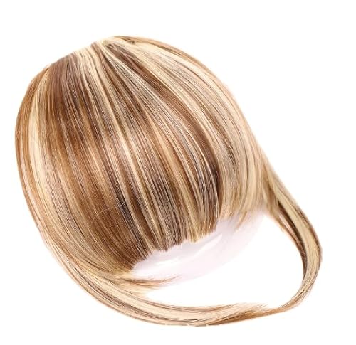 Namzi Clip-in-Pony, synthetische französische Pony-Haarspange, falscher Pony mit Bügel, Haarteile für Damen, natürlich gebogen, Clip-in-Haarverlängerung für den täglichen Gebrauch, K von Namzi