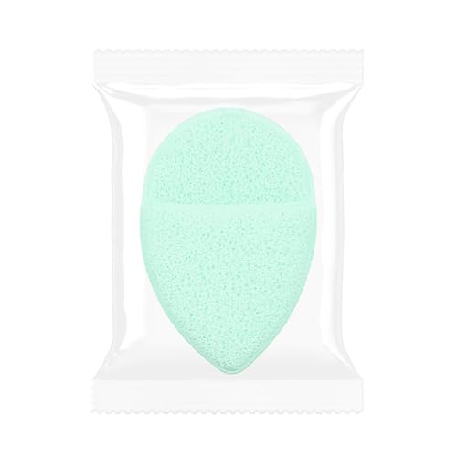 Namzi Gesichtsschrubber Peeling, Gesichtsschwämme für Gesichtswäsche, wiederverwendbare Make-up-Entferner-Pads, 2 Stück, Grün, A25 von Namzi