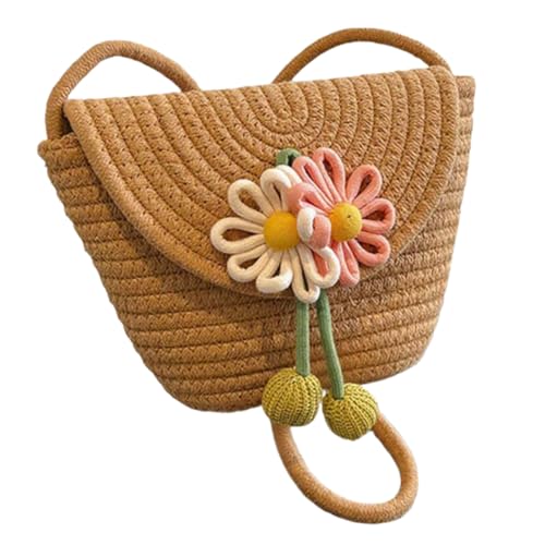 Namzi Gewebte Tasche, 1 Stück, Khaki, niedliche Blumen-Akzente, Umhängetasche, kleine gewebte Tasche für lässige Ausflüge, den täglichen Gebrauch Namzi Gewebte Tasche, 1 Stück, Khaki, niedliche Blumen-Akzente, Umhängetasche, kleine gewebte Tasche für lässige Ausflüge, den täglichen Gebrauch von Namzi