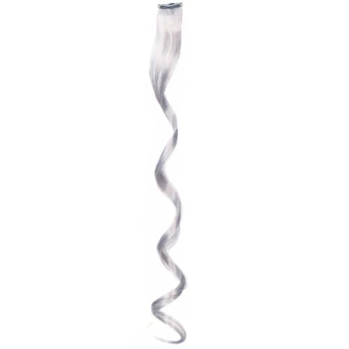 Namzi Haarverlängerungen, 6 Stück, 45,7 cm, Regenbogenfarben, mit Strähnen, lang, gewellt, Kunsthaar-Extensions, für Frauen, Geschenk, Party, Farbe Namzi Haarverlängerungen, 6 Stück, 45,7 cm, Regenbogenfarben, mit Strähnen, lang, gewellt, Kunsthaar-Extensions, für Frauen, Geschenk, Party, Farbe von Namzi