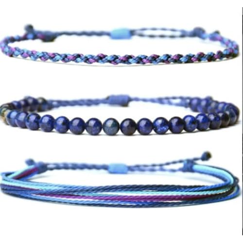 Namzi Handgefertigtes Heil-Armband mit Naturstein-Anhänger, Geschenk für Männer, verstellbares Seilarmband, 3 Stück, A10, 17,9 cm, kein Edelstein Namzi Handgefertigtes Heil-Armband mit Naturstein-Anhänger, Geschenk für Männer, verstellbares Seilarmband, 3 Stück, A10, 17,9 cm, kein Edelstein von Namzi