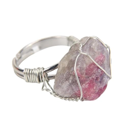 Namzi Handgewickelter Steinring in mehreren Farben, 1 Stück, handgewickelte Steinringe, handwerkliches Design für den täglichen Gebrauch von Namzi