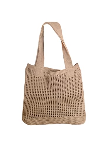 Namzi Khaki-Webtasche, 1 Stück, niedliche, minimalistische gewebte Tragetasche, stilvolles, schlichtes Design, perfekt für tägliche Ausflüge, Einkaufsausflüge von Namzi