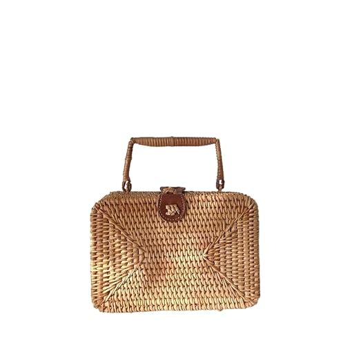 Namzi Khaki-Webtasche, 1 Stück, niedliche Bali-Rattan-Umhängetasche, stilvolles gewebtes Design, perfekt für Urlaub, tägliche Ausflüge Namzi Khaki-Webtasche, 1 Stück, niedliche Bali-Rattan-Umhängetasche, stilvolles gewebtes Design, perfekt für Urlaub, tägliche Ausflüge von Namzi
