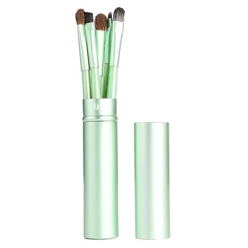 Namzi Make-up-Pinsel, Make-up-Pinsel-Set, 9-teilig, Reise-Make-up-Pinsel-Set, Kosmetikpinsel für Gesicht, Foundation, Rouge, Lidschatten, mit Aufbewahrungstasche (grün) von Namzi