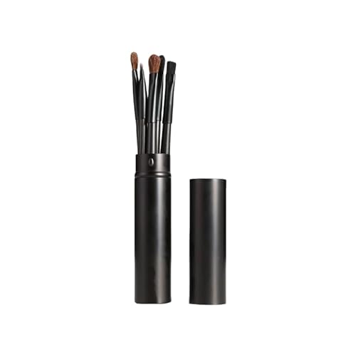 Namzi Make-up-Pinsel, Make-up-Pinsel-Set, 9-teilig, Reise-Make-up-Pinsel-Set, Kosmetikpinsel für Gesicht, Foundation, Rouge, Lidschatten, mit Aufbewahrungstasche (schwarz) von Namzi