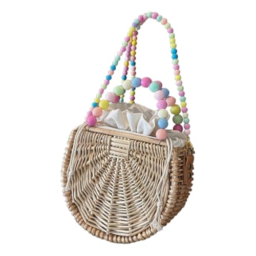 Namzi Mehrfarbige Handtasche, 1 Stück, niedliche Handtasche mit Perlen, stilvolles tragbares Design, ein Muss für tägliche Ausflüge, lässige Versammlungen Namzi Mehrfarbige Handtasche, 1 Stück, niedliche Handtasche mit Perlen, stilvolles tragbares Design, ein Muss für tägliche Ausflüge, lässige Versammlungen von Namzi