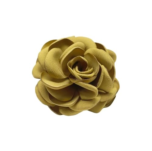 Namzi Rosen-Brosche, Anstecknadeln, zarte, elegante Stoff-Blumen-Brosche für Frauen, Blumen-Anstecknadel für Hochzeit, Party-Zubehör, Gelb Namzi Rosen-Brosche, Anstecknadeln, zarte, elegante Stoff-Blumen-Brosche für Frauen, Blumen-Anstecknadel für Hochzeit, Party-Zubehör, Gelb von Namzi