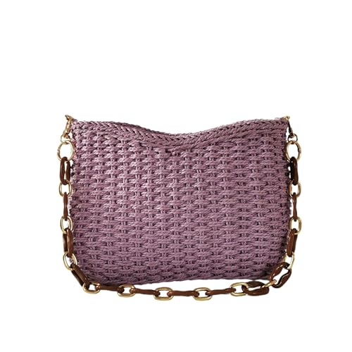 Namzi Violette gewebte Tasche, 1 Stück, niedliche Umhängetasche und Handheld, stilvolle gewebte Tasche für tägliche Besorgungen, vielseitiges Design, Must-Have-Mode-Accessoire Namzi Violette gewebte Tasche, 1 Stück, niedliche Umhängetasche und Handheld, stilvolle gewebte Tasche für tägliche Besorgungen, vielseitiges Design, Must-Have-Mode-Accessoire von Namzi