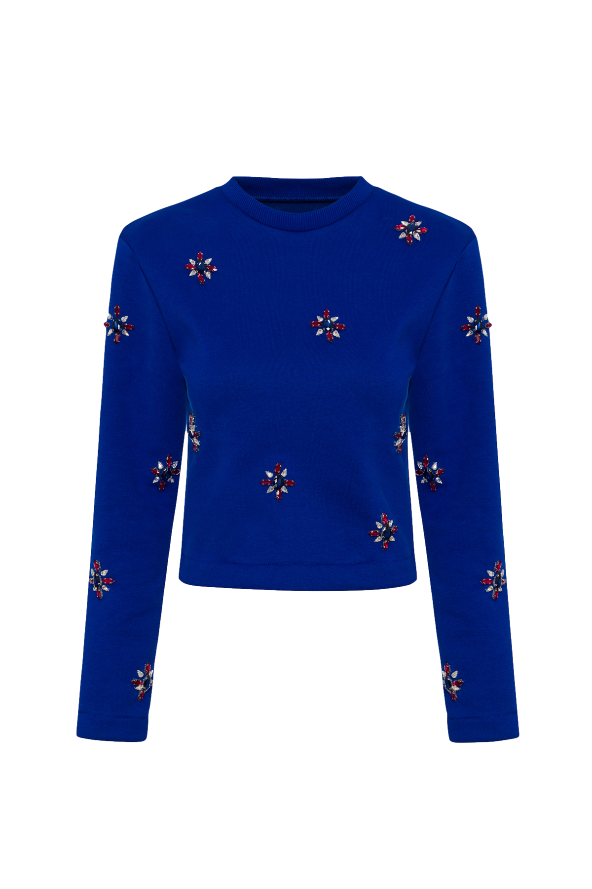 Mondo Bejeweled Cropped Sweater von Nana Gotti