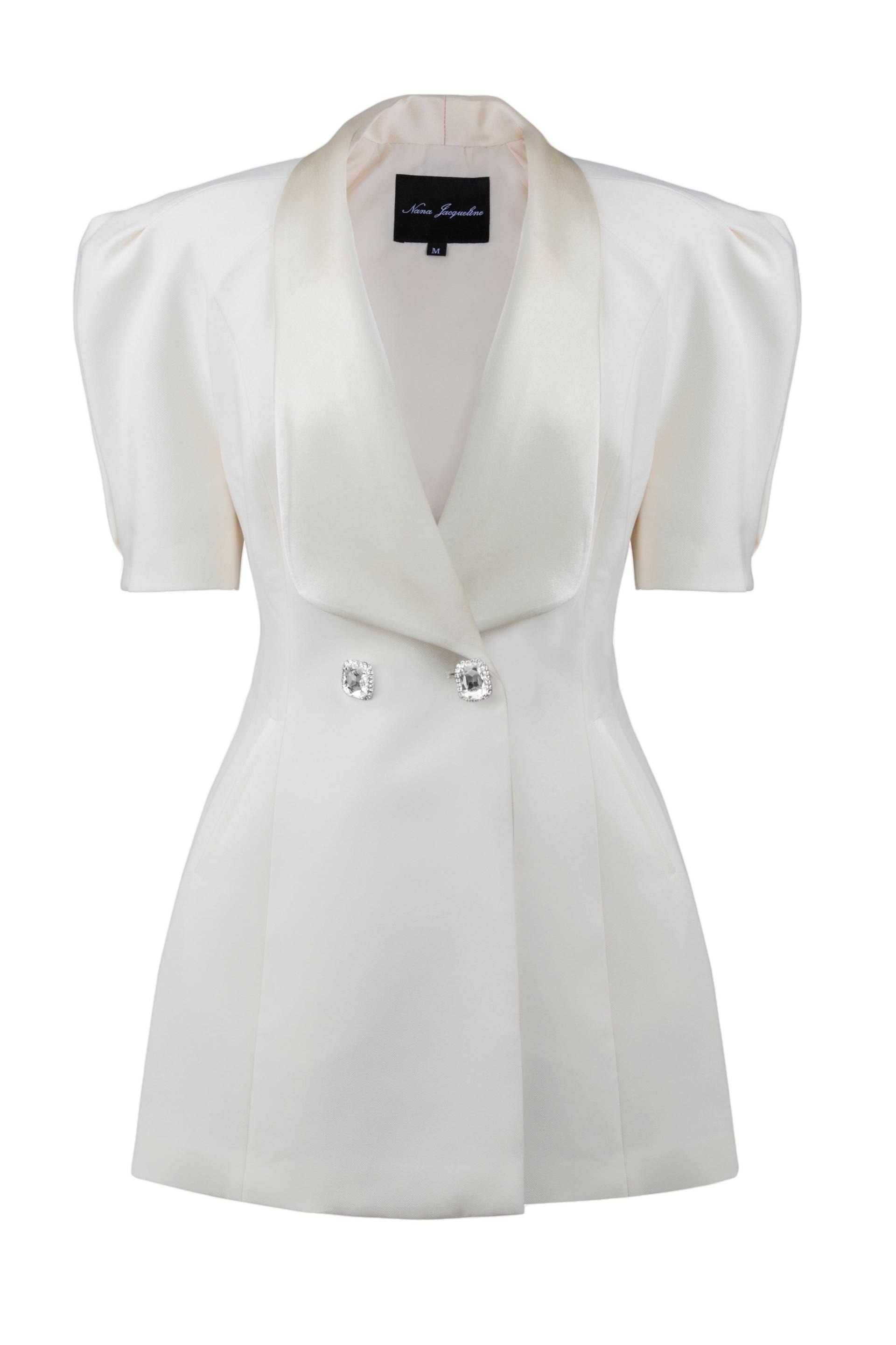 Nana Jacqueline | Alia Dress (White) | Women's White Mini dresses von Nana Jacqueline
