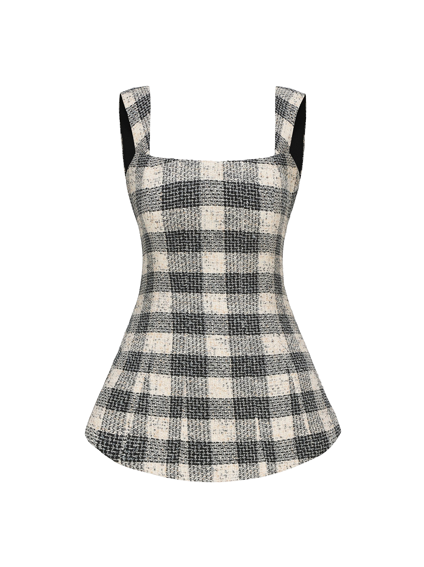 Nana Jacqueline | Anabella Bow Top (Black Checkered) | Women's Multi color Tops von Nana Jacqueline