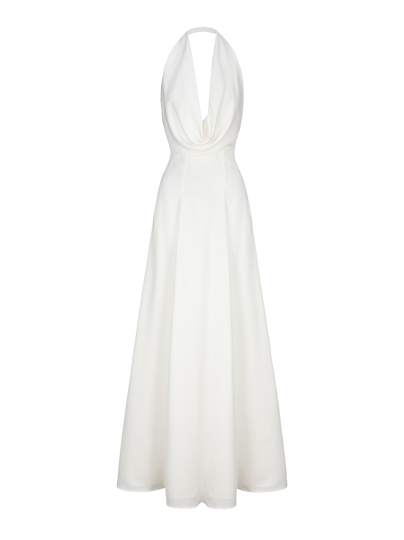Nana Jacqueline | Aniya Satin Dress (White) | Women's White Maxi dresses von Nana Jacqueline