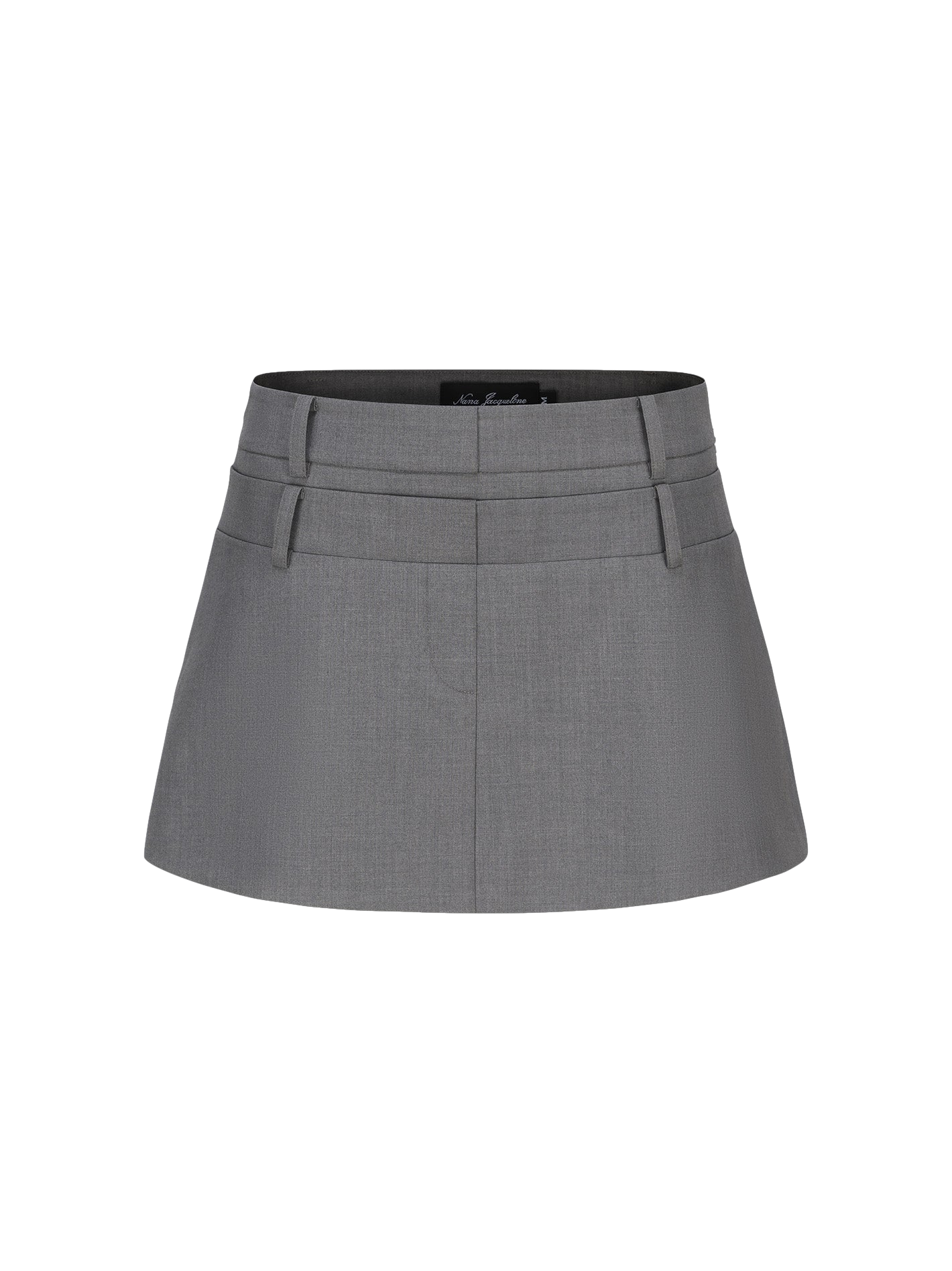 Nana Jacqueline | Anna Skirt (Grey) | Women's Grey Mini skirts von Nana Jacqueline