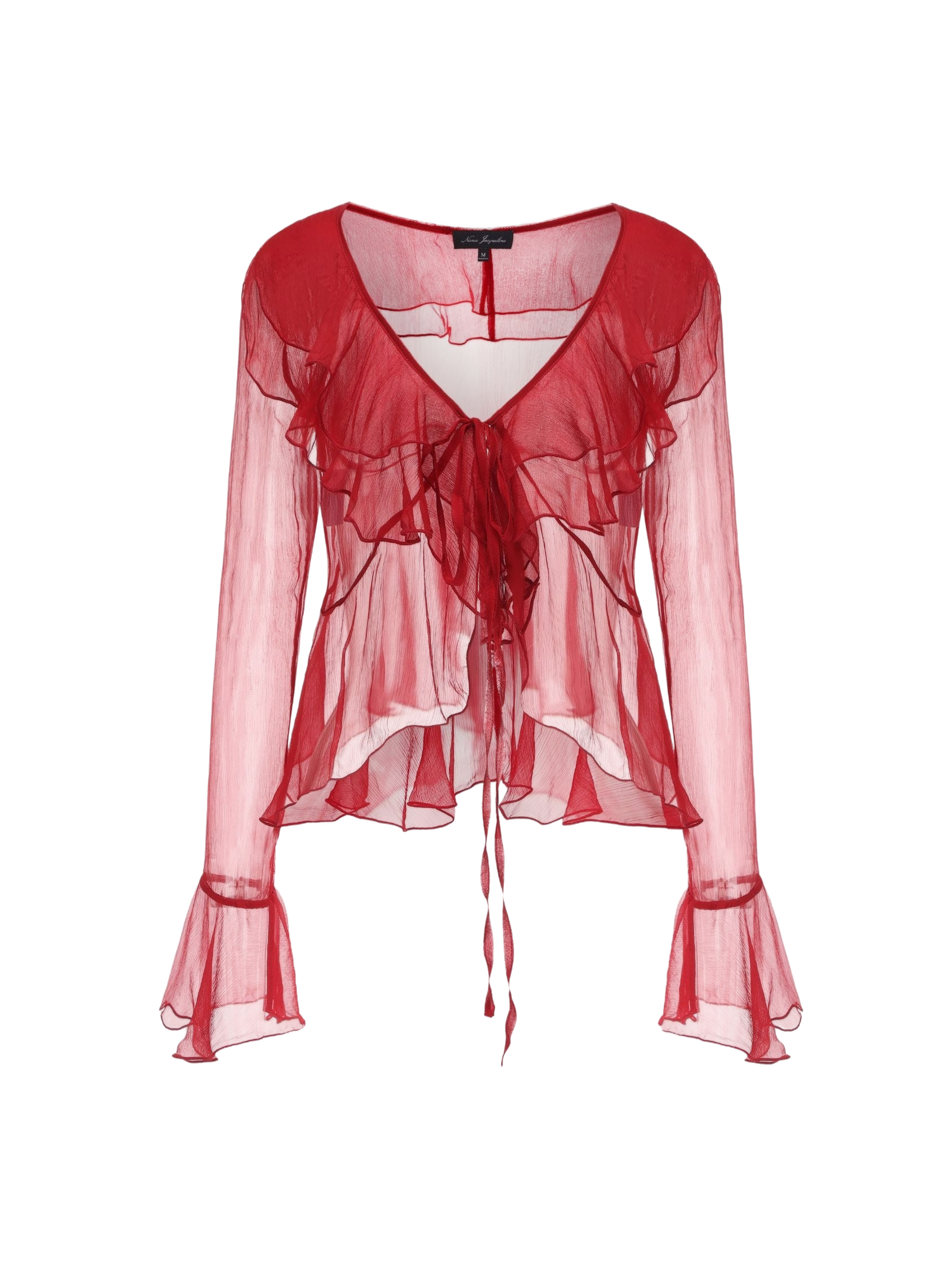 Annika Cardigan (Red) - Red - XS - Nana Jacqueline - Blouses von Nana Jacqueline