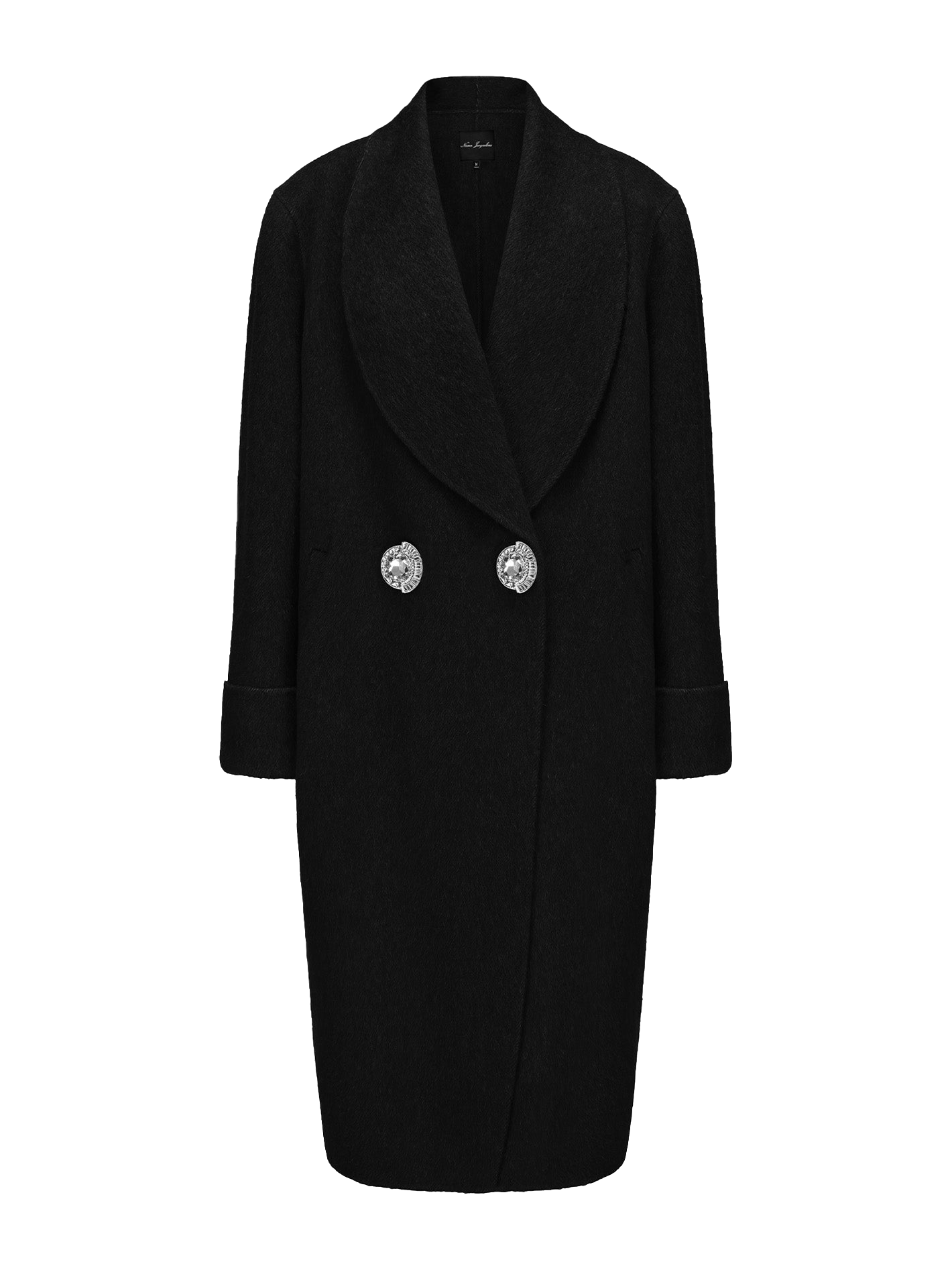 Nana Jacqueline | Audrina Coat (Black) | Women's Black Wool coats von Nana Jacqueline