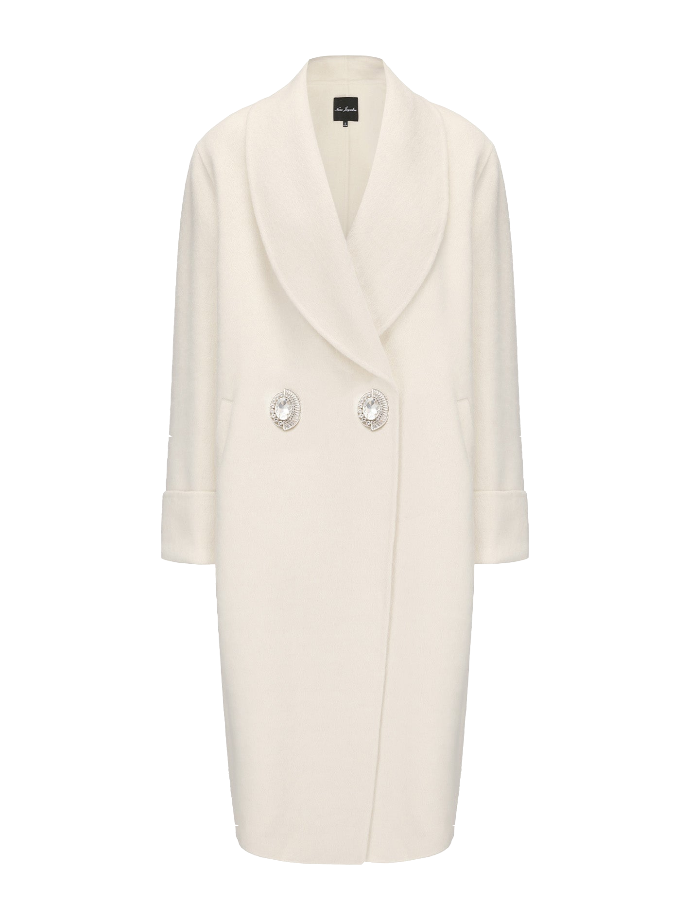 Nana Jacqueline | Audrina Coat (White) | Women's White Coats von Nana Jacqueline