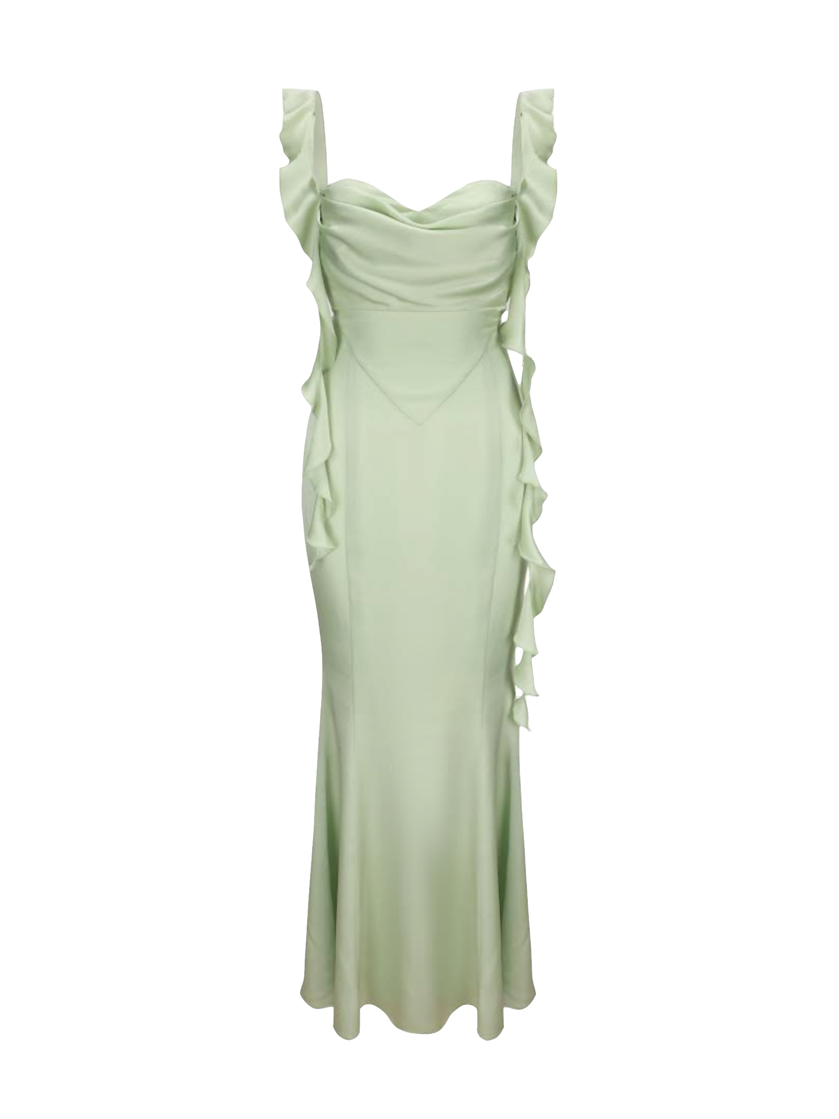 Nana Jacqueline | Caroline Dress (Green) | Women's Green Maxi dresses von Nana Jacqueline