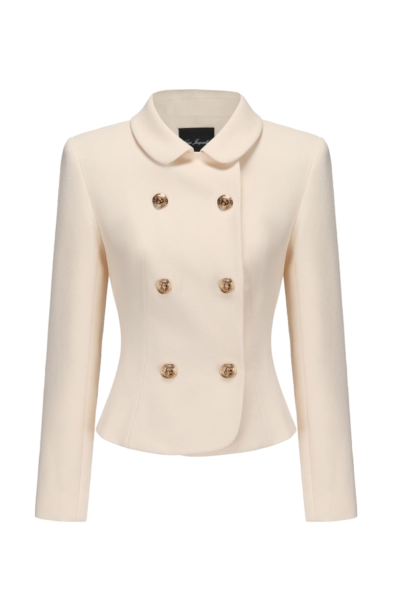 Nana Jacqueline | Chloe Blazer (Beige) | Women's Beige Blazers von Nana Jacqueline