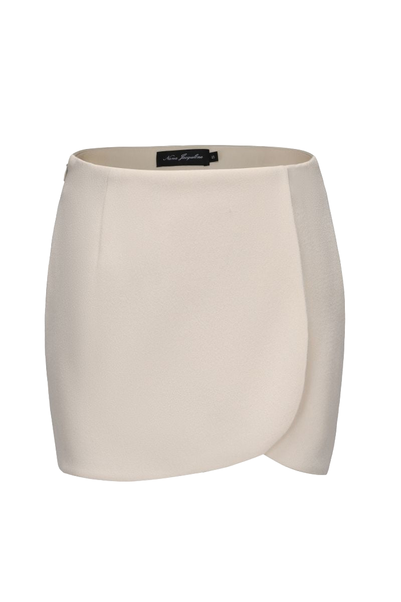 Nana Jacqueline | Chloe Skirt (Beige) | Women's Beige Mini skirts von Nana Jacqueline