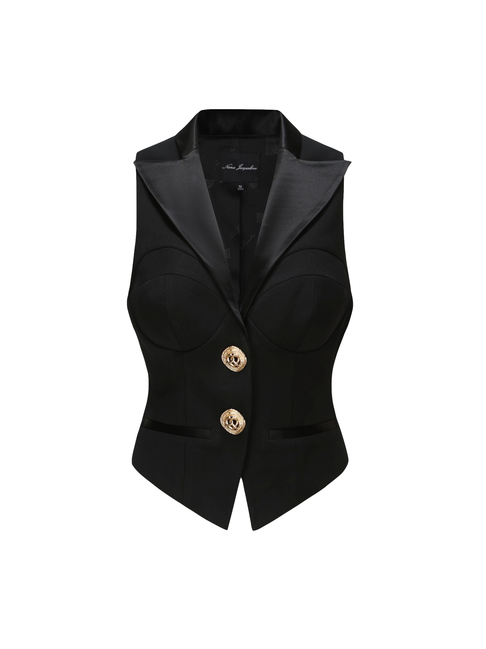 Diana Vest (Black) von Nana Jacqueline