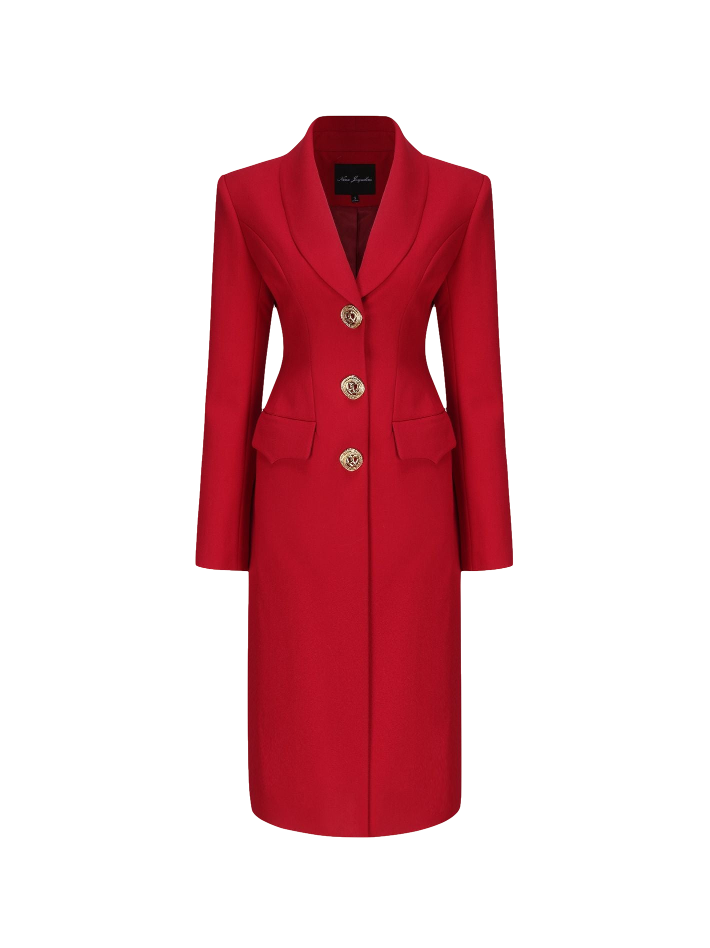 Evie Long Suit Jacket (Red) von Nana Jacqueline