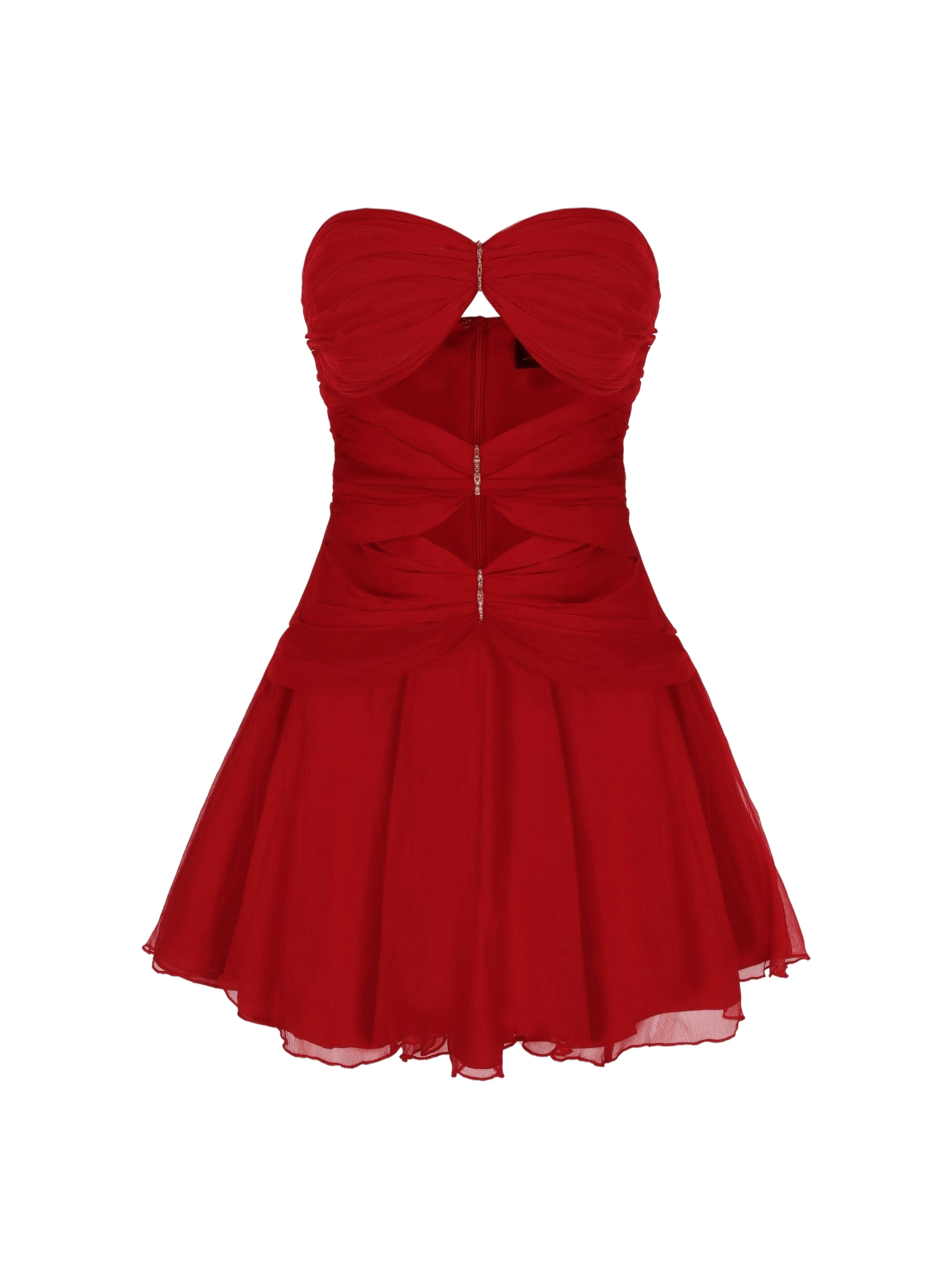 Nana Jacqueline | Ilana Dress (Red) | Women's Red Mini dresses von Nana Jacqueline