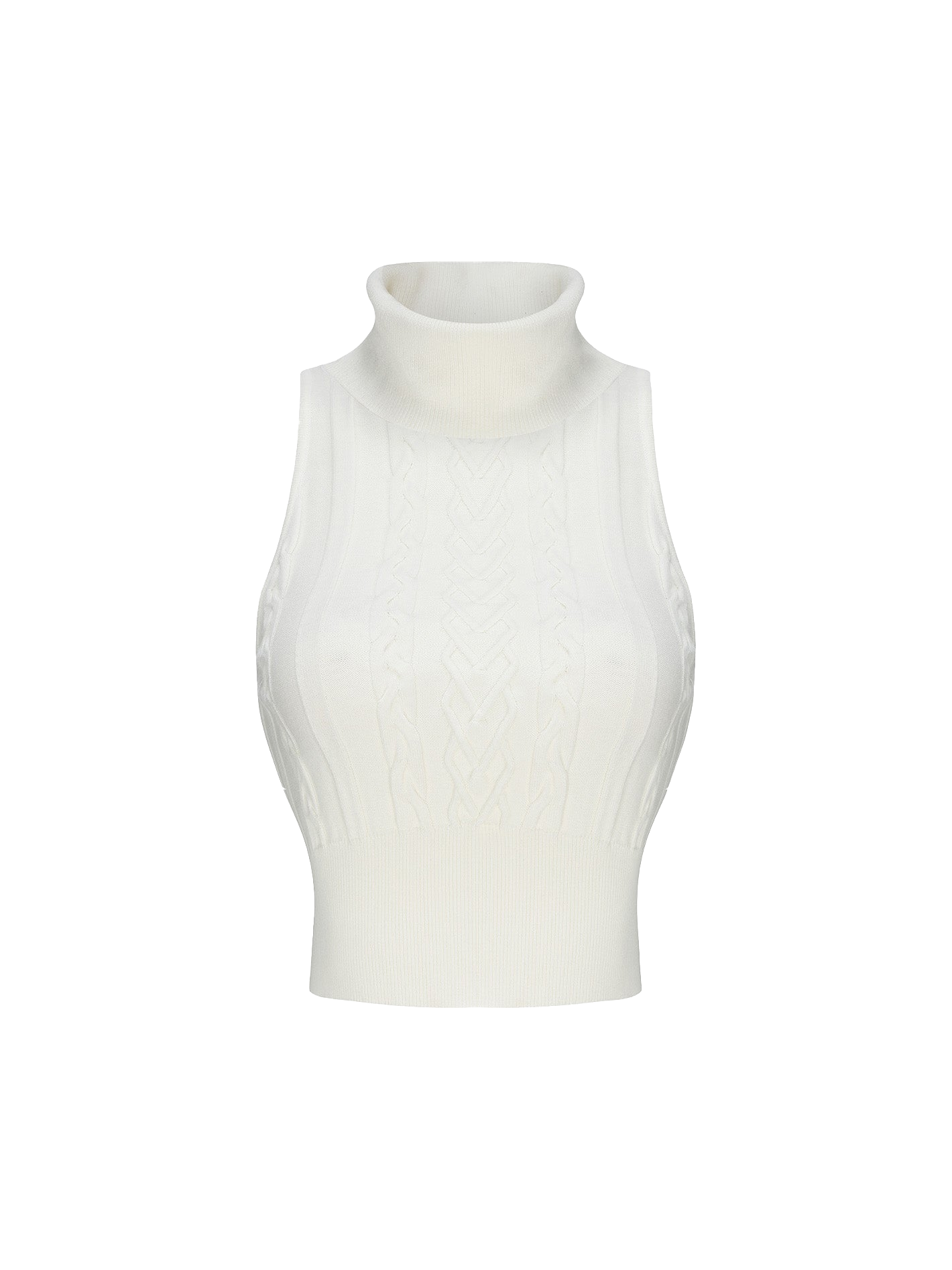 Janelle Knit Top (White) - White - L - Nana Jacqueline - Crop tops von Nana Jacqueline