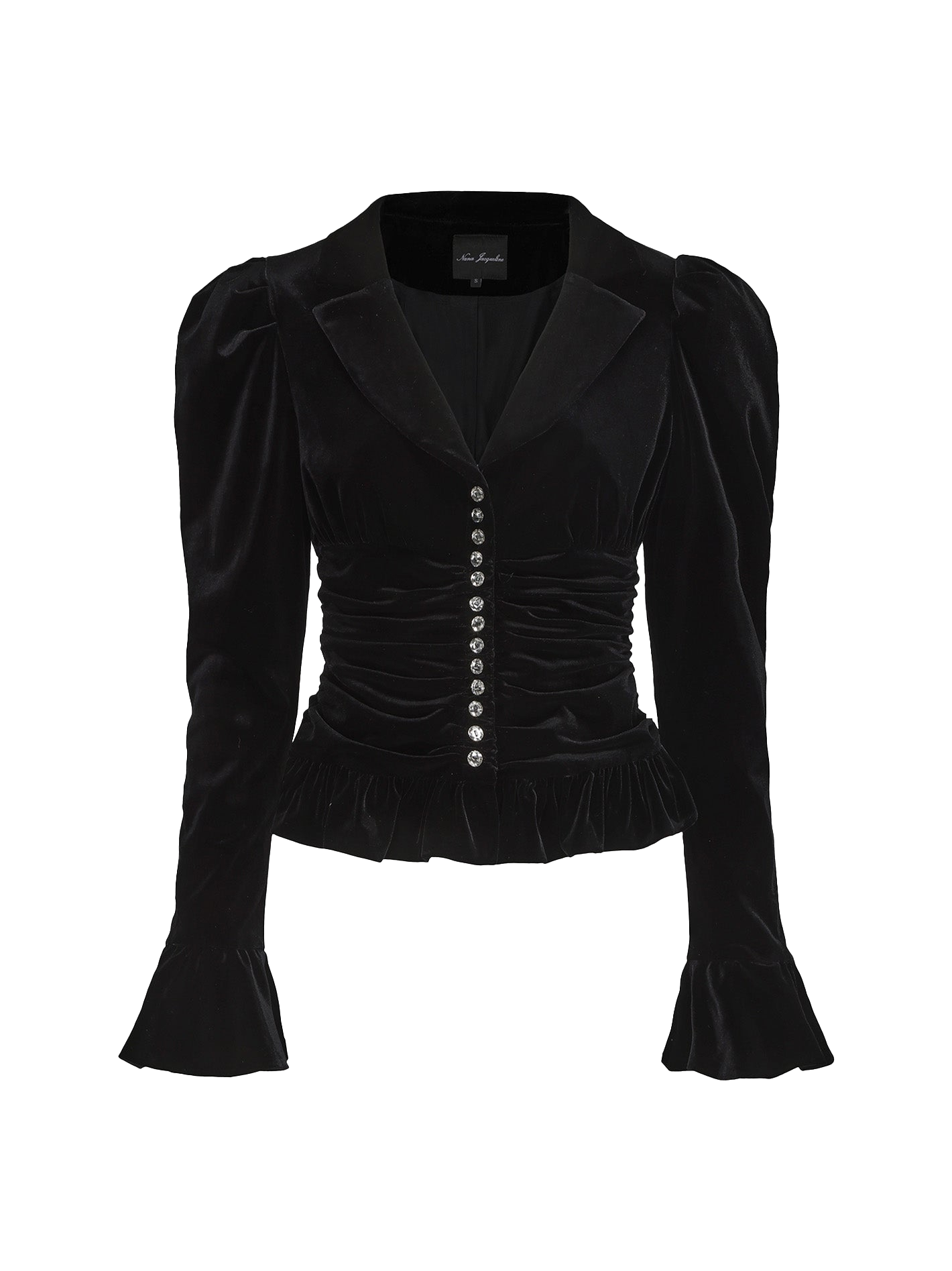Nana Jacqueline | Josie Velvet Top | Women's Black Long sleeve tops Nana Jacqueline | Josie Velvet Top | Women's Black Long sleeve tops von Nana Jacqueline