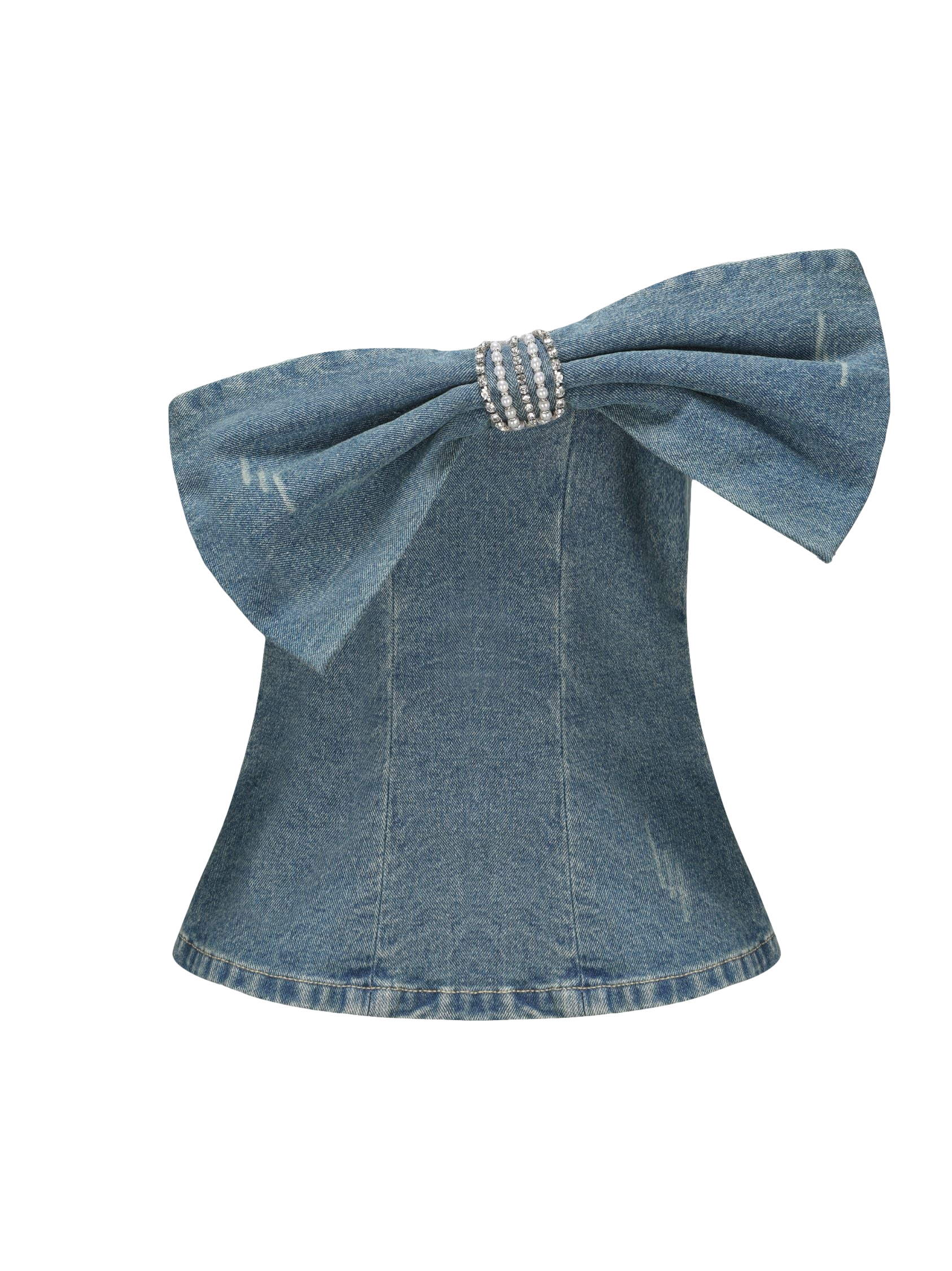 Kate Denim Tube Top von Nana Jacqueline