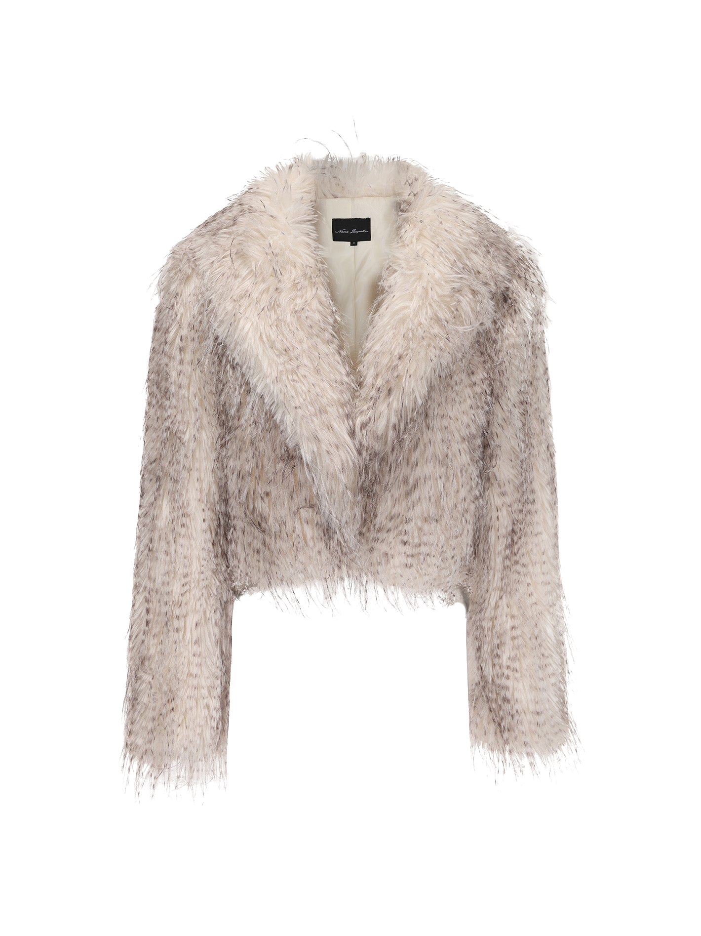 Nana Jacqueline | Mara Fur Coat (Pattern) | Women's Dusty Beige Fur coats von Nana Jacqueline