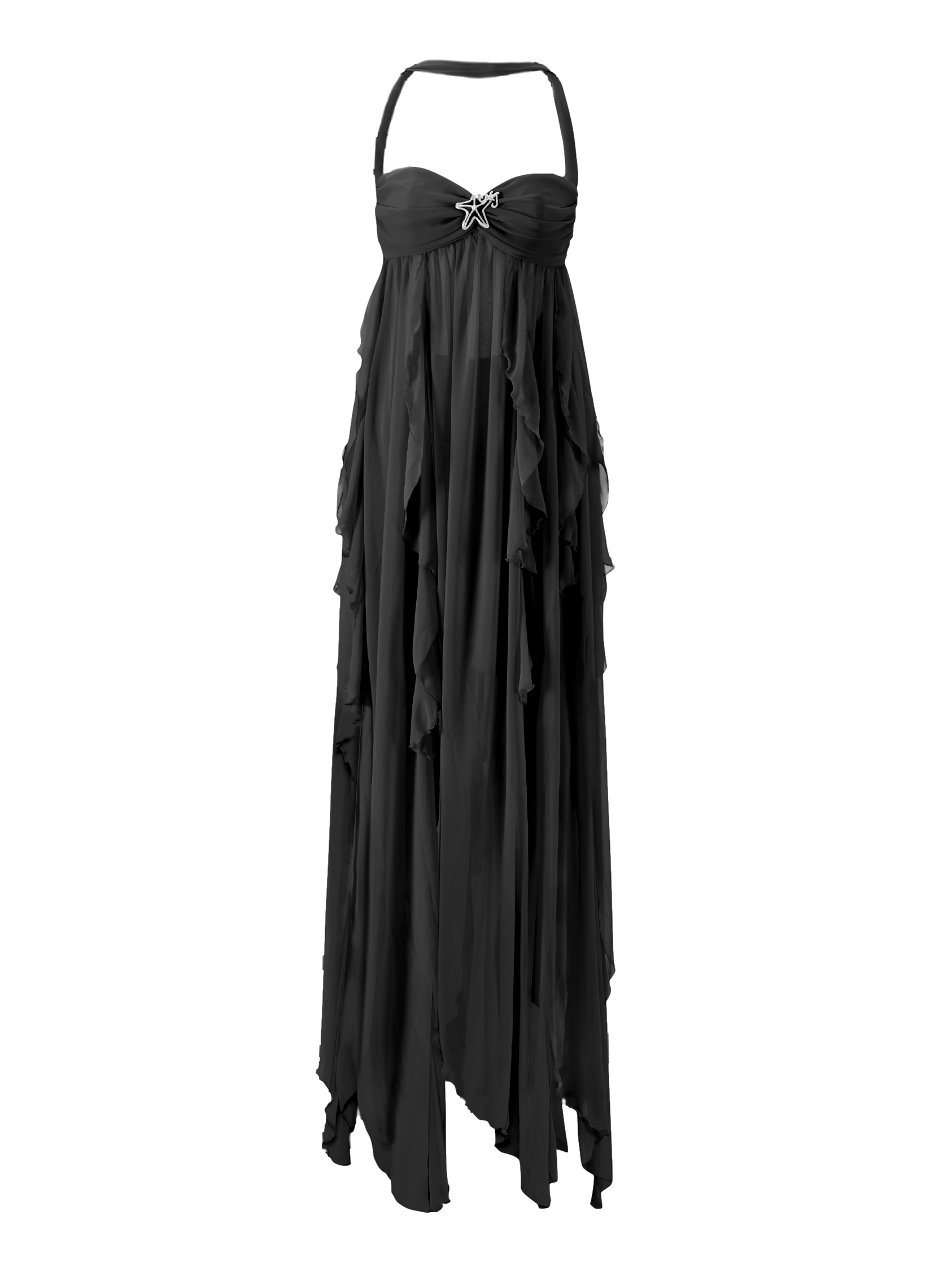 Nana Jacqueline | Mariah Dress (Black) | Women's Black Maxi dresses von Nana Jacqueline